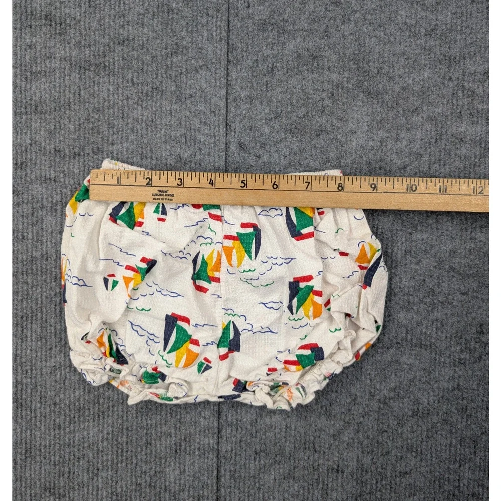 Vintage Samara Set Girls 2T Toddler Sailor Nautical Novelty Retro Bloomer Dress